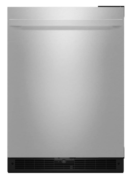 JennAir NOIR 24" Stainless Steel Solid Door Right-Hinge Undercounter Refrigerator