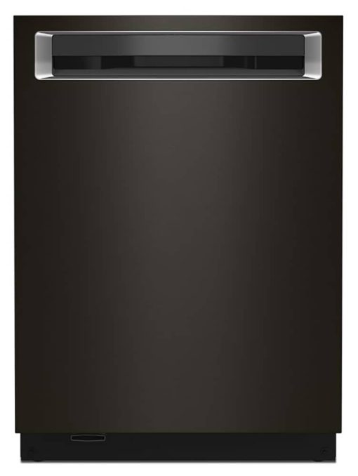 KitchenAid 24" Black Stainless With PrintShield Dishwasher With FreeFlex Third Rack
