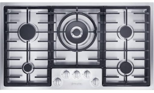 Miele KM 2355 LP 36" Stainless Steel Flush-Mounted Liquid Propane Gas Cooktop