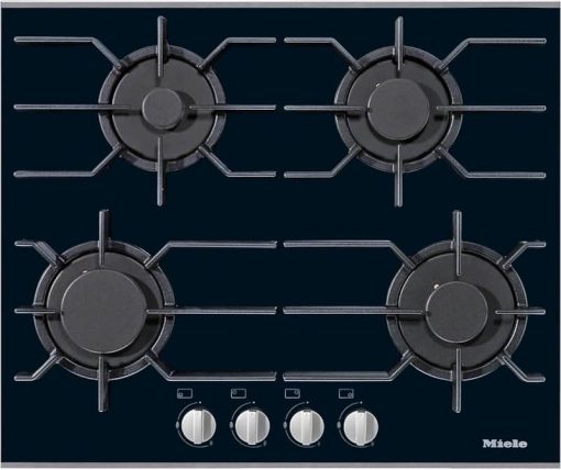 Miele KM 3010 G 24" Black Glass Natural Gas Cooktop