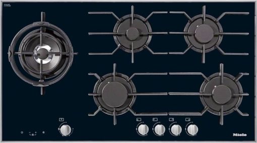 Miele KM 3054 G 36" Black Glass Natural Gas Cooktop