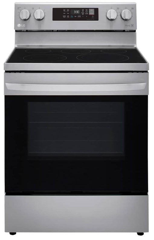 LG 6.3 Cu. Ft. Stainless Steel Smart Wi-Fi Enabled Fan Convection Electric Range With Air Fry & EasyClean
