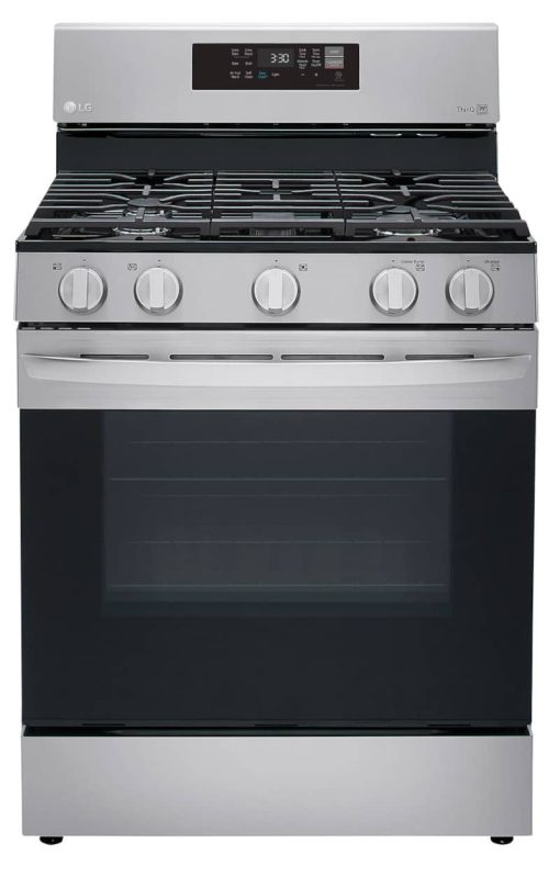 LG 5.8 Cu. Ft. Stainless Steel Smart Wi-Fi Enabled Fan Convection Gas Range With Air Fry & EasyClean