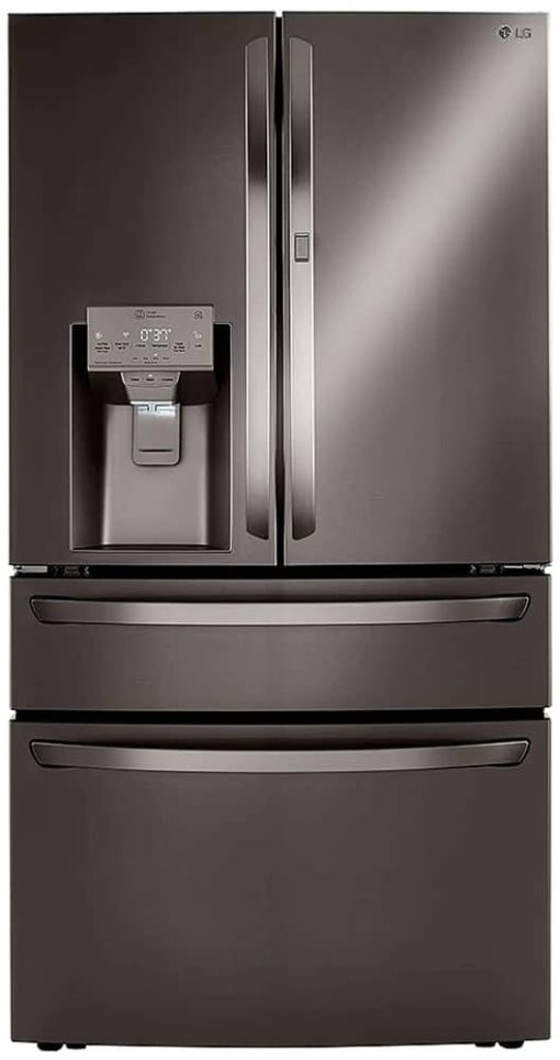 LG 23 Cu. Ft. PrintProof Black Stainless Steel Smart Wi-Fi Enabled Counter-Depth Refrigerator With Craft Ice Maker