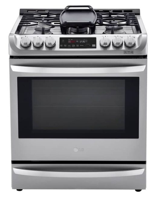 LG 30" Stainless Steel Dual Fuel Smart Slide-In Range With ProBake Convection & EasyClean