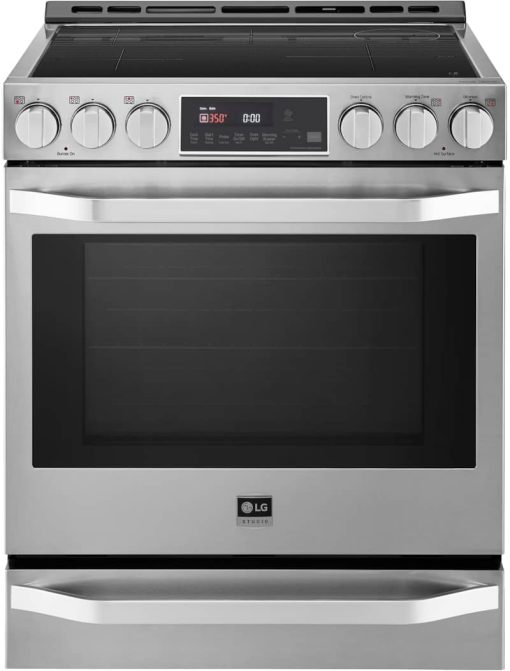 LG STUDIO 6.3 Cu. Ft. PrintProof Stainless Steel Smart Induction Range With ProBake Convection