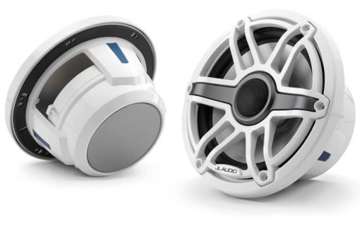 JL Audio M6 Series 7.7" Gloss White Coaxial Speakers (Pair)