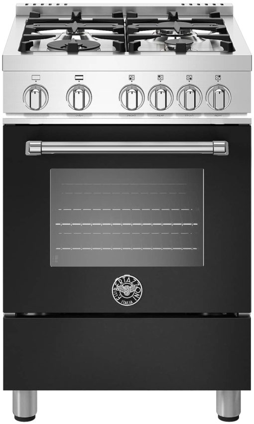 Bertazzoni Master Series 24" Matte Black Gas Range