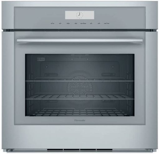 Thermador ADA Masterpiece Series 30" Gray Glass On Stainless Steel Single Built-In Oven