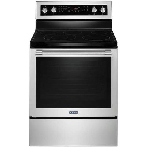 Maytag 30" Fingerprint Resistant Stainless Steel Electric Range With True Convection And Power Preheat