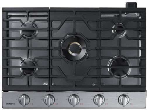 Samsung ADA 30" Stainless Steel Smart Gas Cooktop With 22K BTU Dual Power Burner
