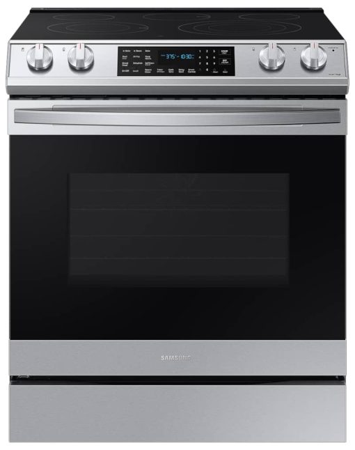 Samsung ADA 6.3 Cu. Ft. Fingerprint Resistant Stainless Steel Front Control Slide-In Electric Range With Air Fry