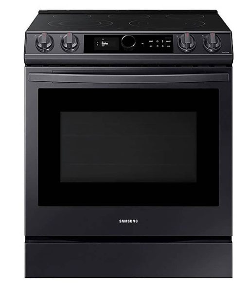 Samsung ADA 6.3 Cu. Ft. Fingerprint Resistant Black Stainless Steel Slide-In Electric Range