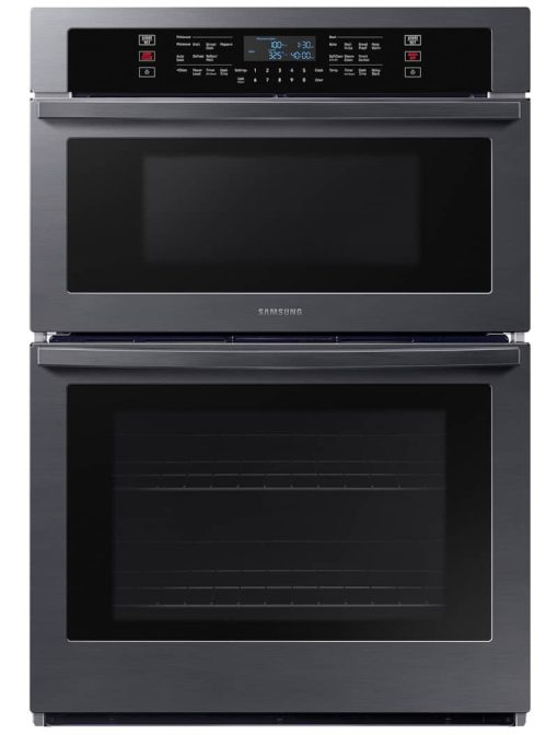 Samsung 30" Fingerprint Resistant Black Stainless Steel Microwave Combination Wall Oven