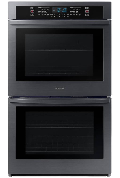 Samsung 30" Fingerprint Resistant Black Stainless Steel Double Wall Oven