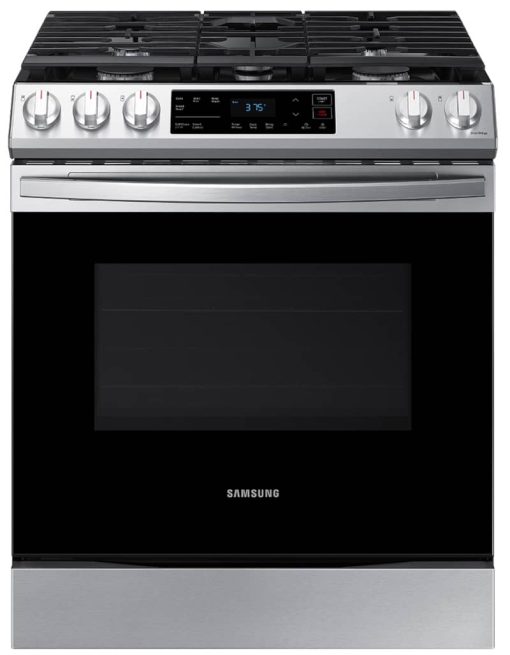Samsung ADA 6 Cu. Ft. Fingerprint Resistant Stainless Steel Front Control Slide-In Gas Range