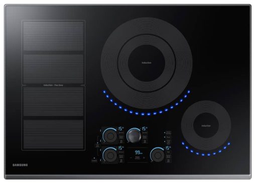 Samsung ADA 30" Fingerprint Resistant Black Stainless Steel Smart Induction Cooktop