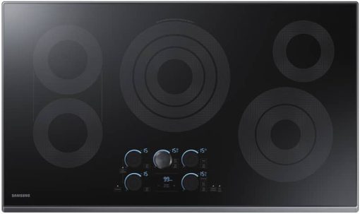 Samsung ADA 36" Fingerprint Resistant Black Stainless Steel Smart Electric Cooktop With Sync Elements