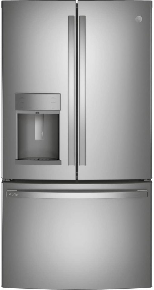 GE Profile ADA 27.7 Cu. Ft. Fingerprint Resistant Stainless Steel French-Door Refrigerator With Door In Door And Hands-Free AutoFill
