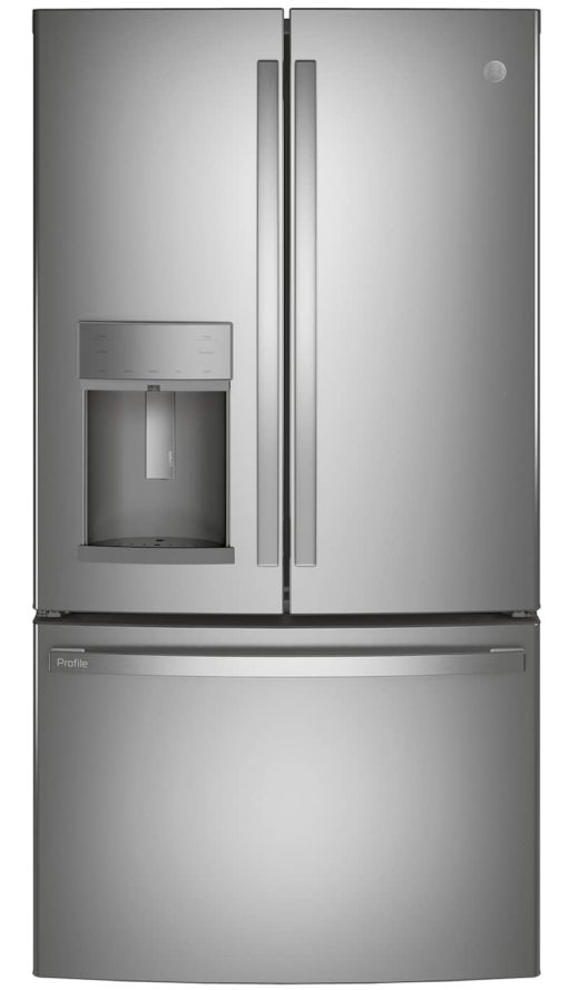 GE Profile ADA ENERGY STAR 27.7 Cu. Ft. Fingerprint Resistant Stainless Steel French-Door Refrigerator With Hands-Free AutoFill