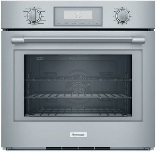 Thermador ADA Professional Series 30" Gray Glass On Stainless Steel Single Built-In Oven