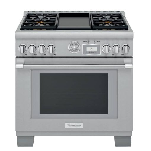 Thermador Professional Series 36" Stainless Steel Gas Pro Grand Range With Griddle