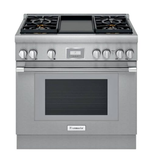 Thermador Professional Series 36" Stainless Steel Gas Pro Harmony Range With Griddle