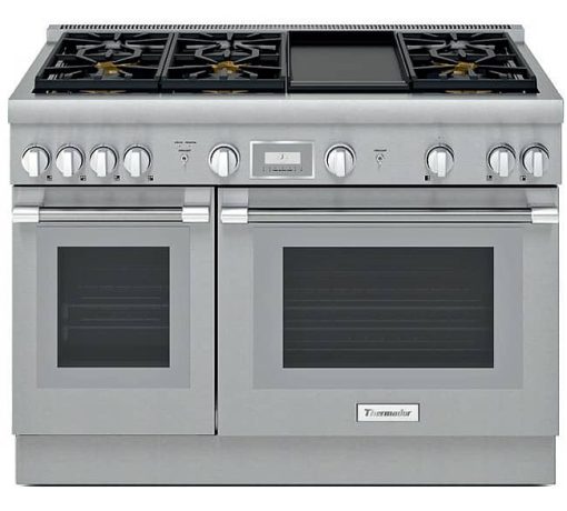 Thermador Professional Series 48" Stainless Steel Gas Pro Harmony Range With Griddle