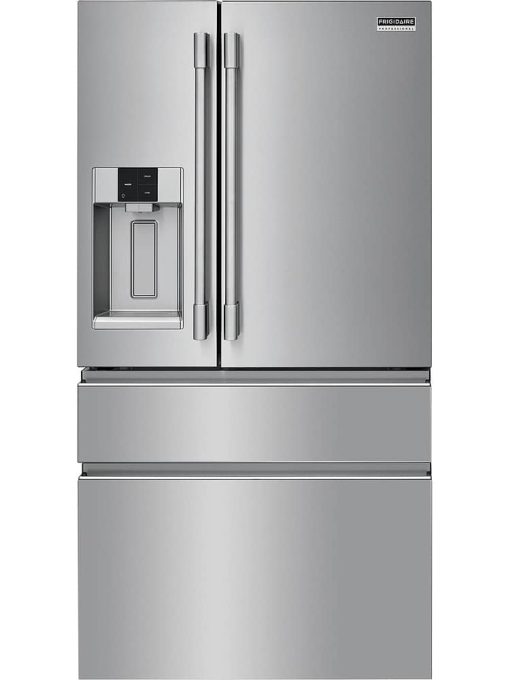 Frigidaire Professional 21.8 Cu. Ft. SmudgeProof Stainless Steel Counter Depth 4-Door French Door Refrigerator -