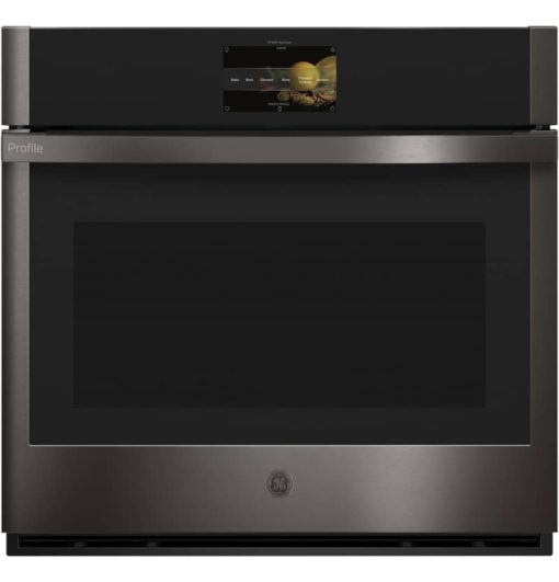 GE Profile ADA 30" Black Stainless Steel Smart Built-In Convection Single Wall Oven With In-Oven Camera & No Preheat Air Fry