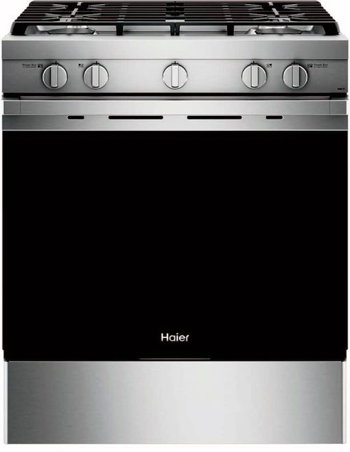 Haier 30" Stainless Steel Smart Slide-In Gas Range With Convection