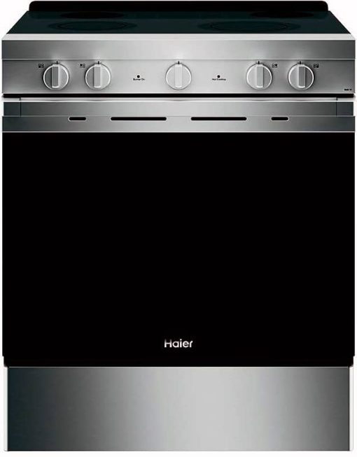 Haier 30" Stainless Steel Smart Slide-In Electric Range With Convection