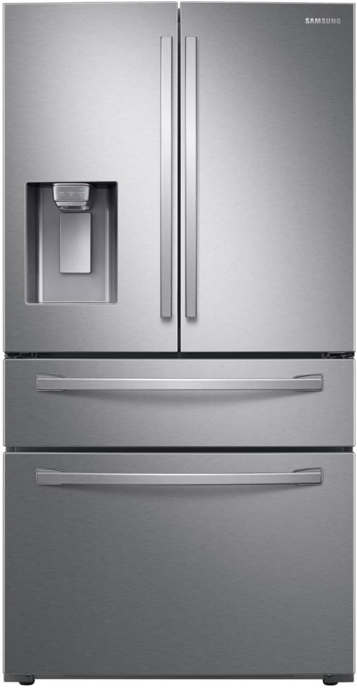 Samsung ADA 23 Cu. Ft. Fingerprint Resistant Stainless Steel CounterDepth 4-Door French Door Refrigerator With FlexZone Drawer -