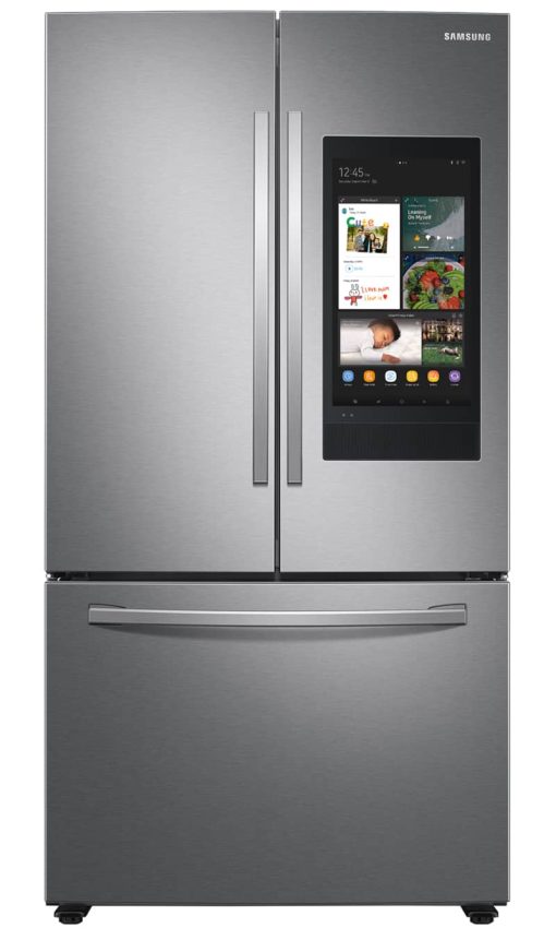 Samsung ADA 28 Cu. Ft. Fingerprint Resistant Stainless Steel 3-Door French Door Refrigerator With Family Hub