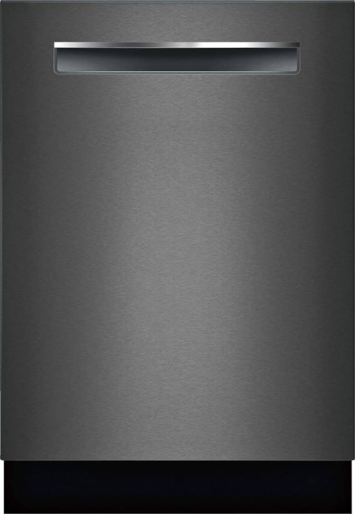 Bosch 800 Series 24" Black Stainless Steel Pocket Handle Dishwasher