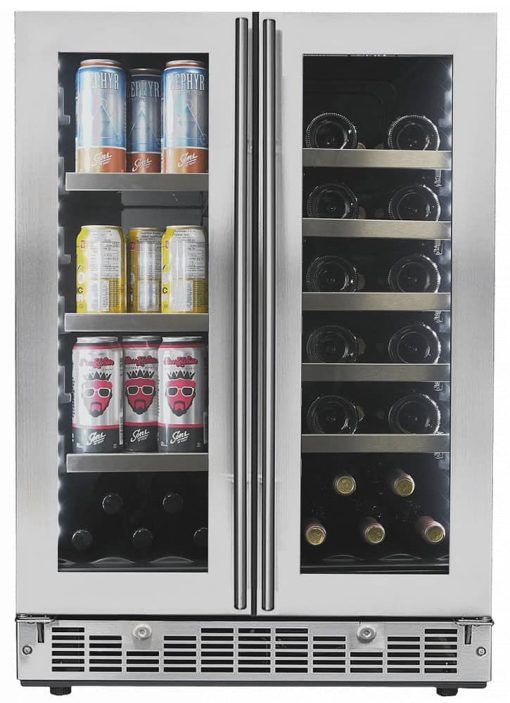 Danby Silhouette Lorraine 24" Stainless Frame French Door Beverage Center