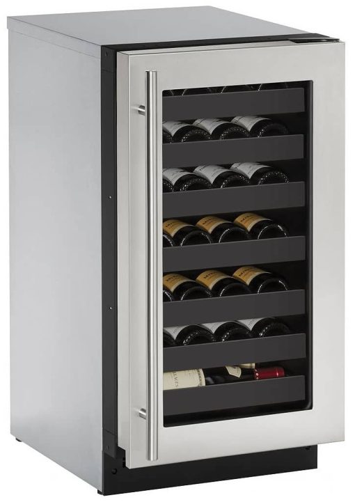 U-Line 2000 Series 18" Stainless Frame Wine Refrigerator