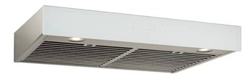 Best UCB3 Series 30" Stainless Steel With White Glass Under-Cabinet Range Hood