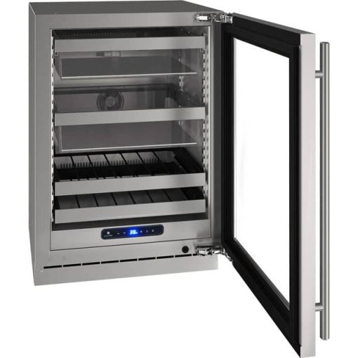 U-Line 24" Stainless Frame Beverage Center