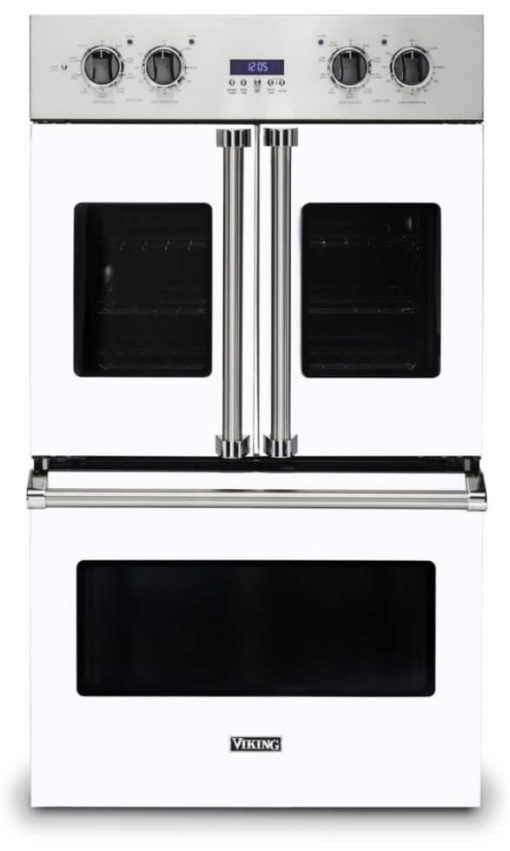 Viking 7 Series 30" White Electric Double French-Door Wall Oven