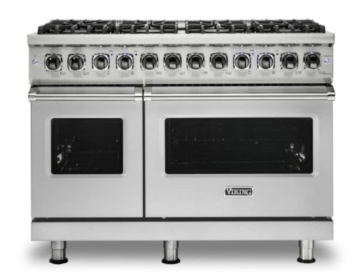 Viking 5 Series 48" Stainless Steel Freestanding Dual Fuel Range