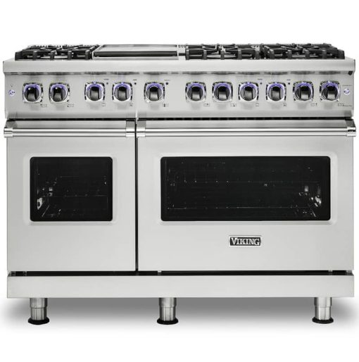 Viking 7 Series 48" Stainless Steel Dual Fuel Range With Griddle