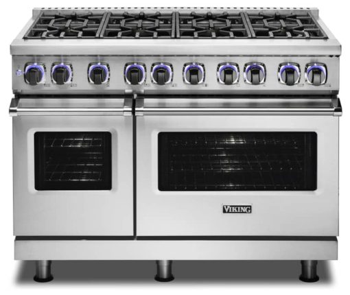 Viking 7 Series 48" Stainless Steel Liquid Propane Dual Fuel Range