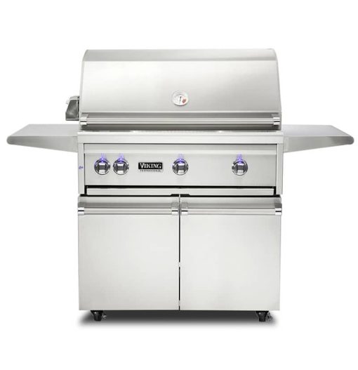 Viking 36" Stainless Steel Freestanding Natural Gas Grill With ProSear Burner And Rotisserie