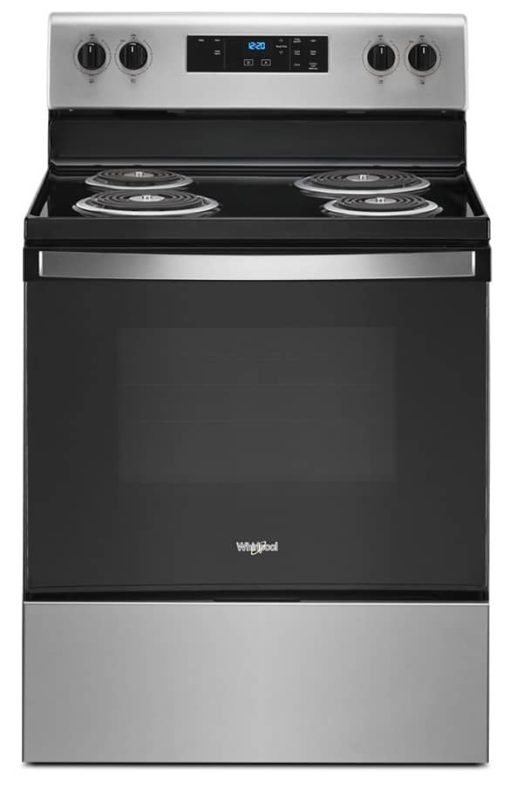 Whirlpool 4.8 Cu. Ft. Stainless Steel Electric Range With Keep Warm Setting