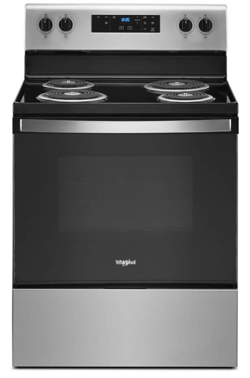 Whirlpool 4.8 Cu. Ft. Stainless Steel Electric Range With Keep Warm Setting