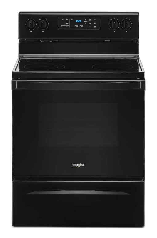 Whirlpool 5.3 Cu. Ft. Black Electric Range With Frozen Bake Technology
