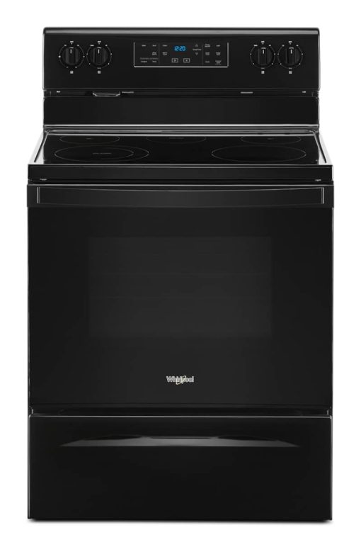 Whirlpool 5.3 Cu. Ft. Black Electric Range With Frozen Bake Technology
