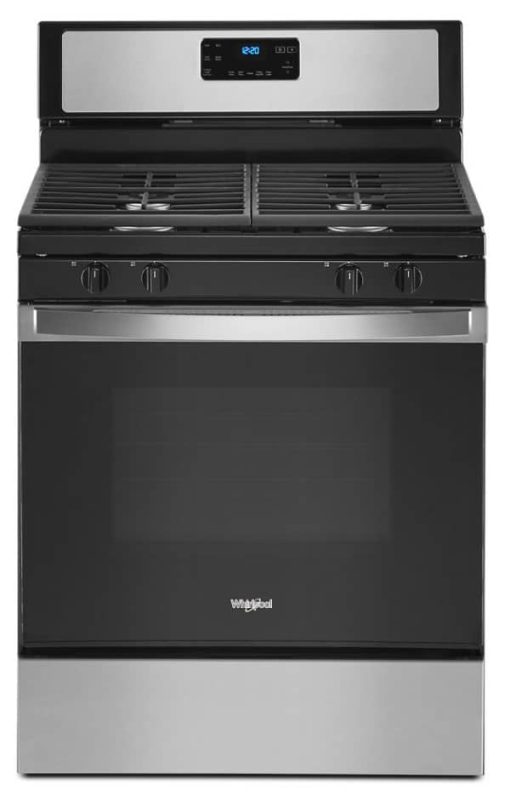 Whirlpool 5 Cu. Ft. Stainless Steel Gas Range With SpeedHeat Burner