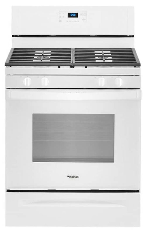 Whirlpool 5 Cu. Ft. White Gas Range With SpeedHeat Burner